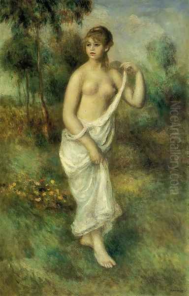 Bather 2 Oil Painting by Pierre Auguste Renoir