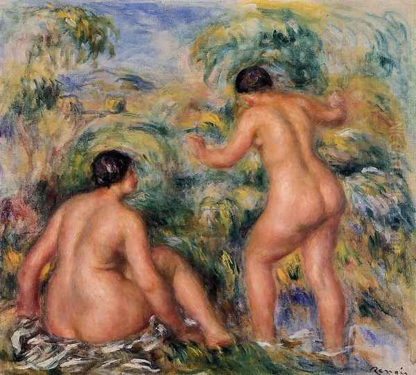 Bathers3 Oil Painting by Pierre Auguste Renoir