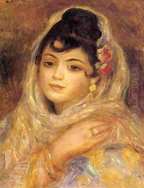 Algerian Woman Oil Painting by Pierre Auguste Renoir