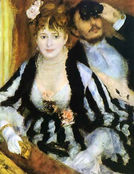 The Theater Box2 Oil Painting by Pierre Auguste Renoir