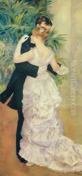 Dance in the City Oil Painting by Pierre Auguste Renoir