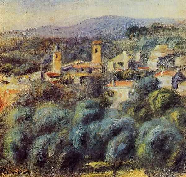 Cros De Cagnes Oil Painting by Pierre Auguste Renoir