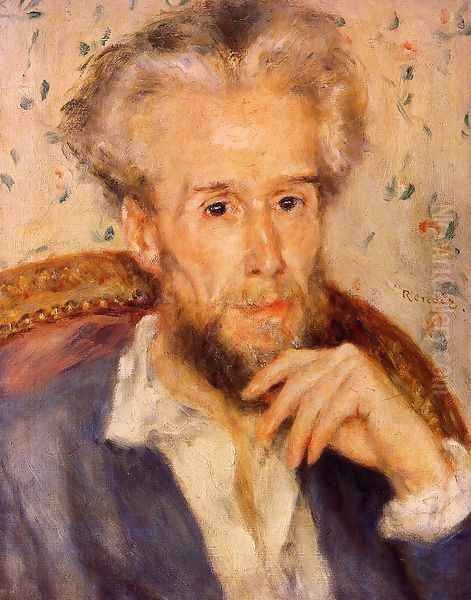 Victor Chocquet Oil Painting by Pierre Auguste Renoir