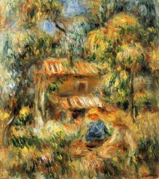 Cagnes Landscape8 Oil Painting by Pierre Auguste Renoir