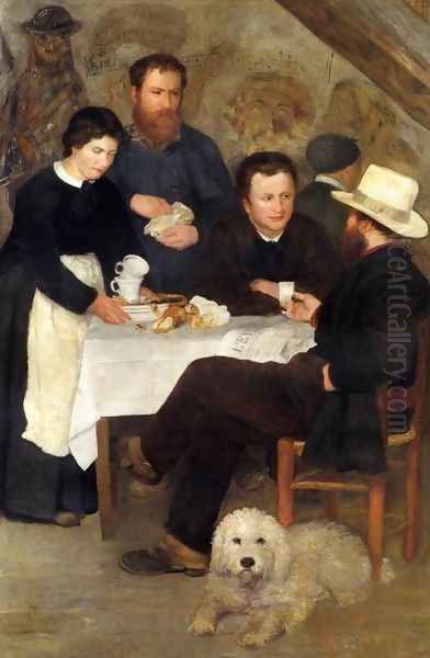 The Inn Of Mother Anthony Oil Painting by Pierre Auguste Renoir