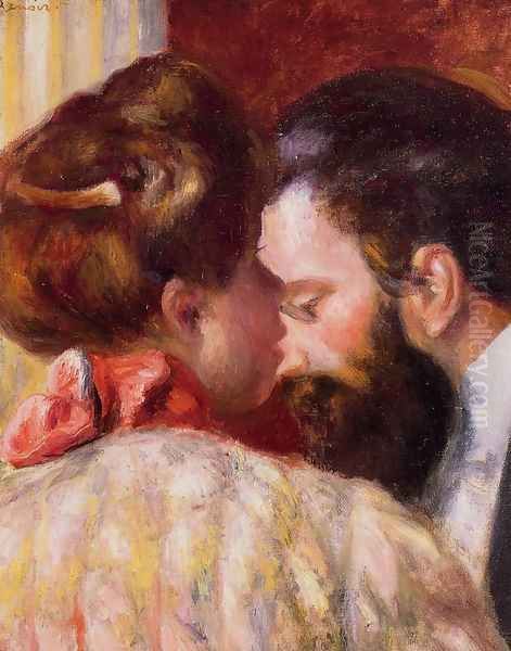 Confidence Oil Painting by Pierre Auguste Renoir