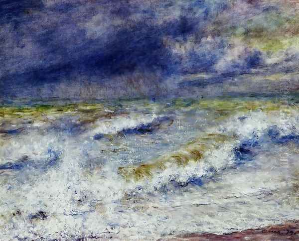 Seascape Oil Painting by Pierre Auguste Renoir