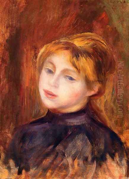 Catulle Mendez Oil Painting by Pierre Auguste Renoir