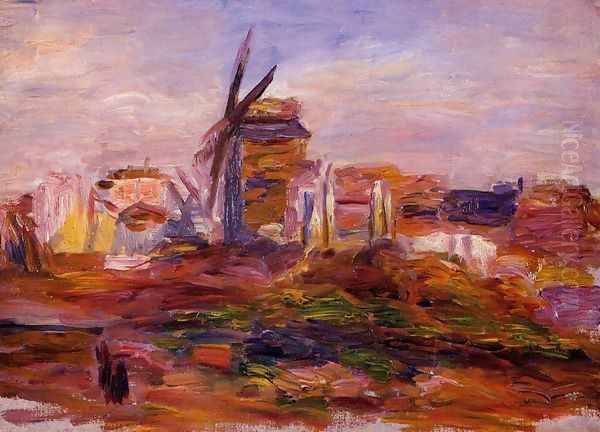 Windmill Oil Painting by Pierre Auguste Renoir