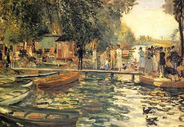 La Grenouillere Oil Painting by Pierre Auguste Renoir