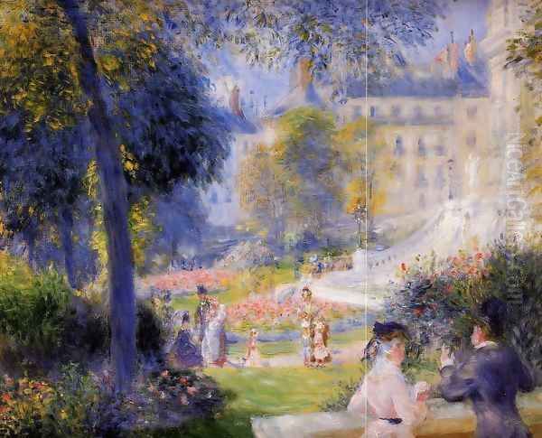 Place De La Trinite 2 Oil Painting by Pierre Auguste Renoir