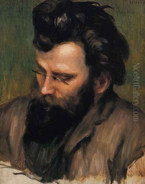 Portrait Of Charles Terrasse Oil Painting by Pierre Auguste Renoir