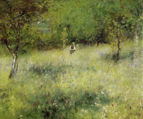 Spring At Catou Oil Painting by Pierre Auguste Renoir