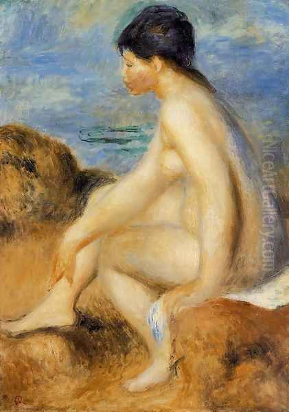 Bather3 Oil Painting by Pierre Auguste Renoir