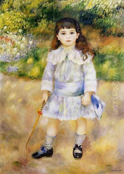 Child With A Whip Oil Painting by Pierre Auguste Renoir