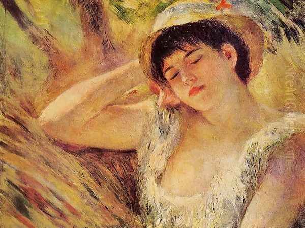 The Sleeper Oil Painting by Pierre Auguste Renoir