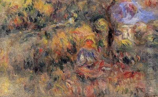 Landscape (sketch) Oil Painting by Pierre Auguste Renoir