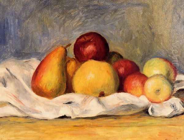 Pears And Apples2 Oil Painting by Pierre Auguste Renoir