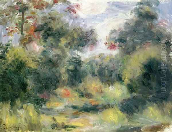 Clearing2 Oil Painting by Pierre Auguste Renoir