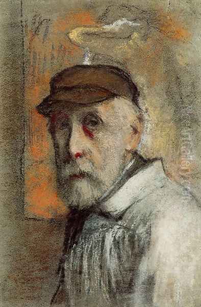 Self Portrait I Oil Painting by Pierre Auguste Renoir