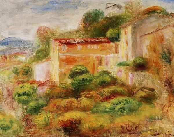 La Maison De La Poste Oil Painting by Pierre Auguste Renoir