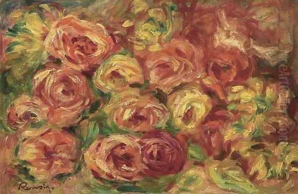 Brassee de Roses Oil Painting by Pierre Auguste Renoir