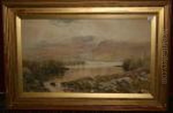 Irish River Views Oil Painting by William Bingham McGuinness