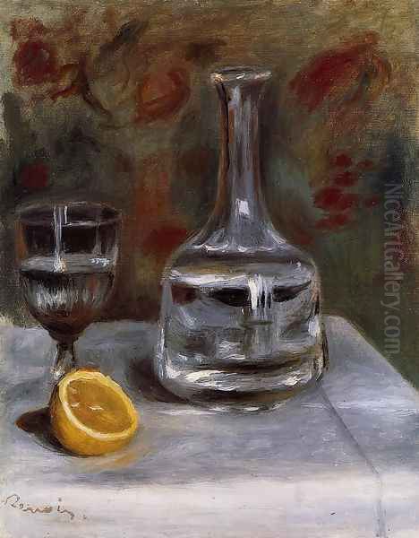 Still Life With Carafe Oil Painting by Pierre Auguste Renoir