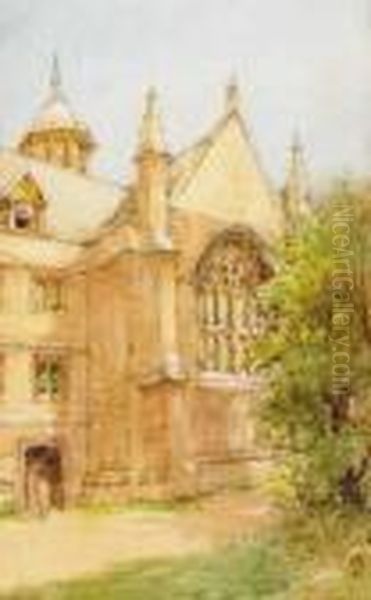 Wadham College Oil Painting by William Bingham McGuinness