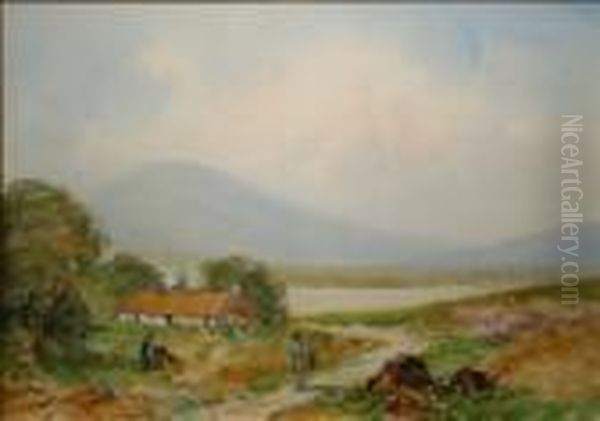 In Connemara Oil Painting by William Bingham McGuinness