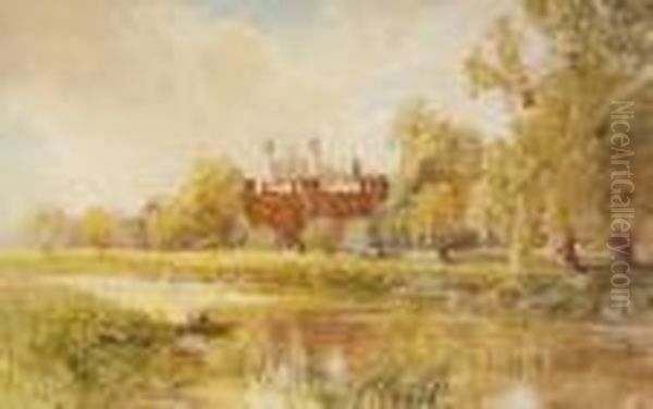 Magdalene College, Oxford Oil Painting by William Bingham McGuinness