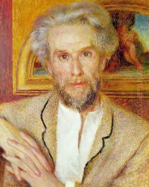 Portrait Of Victor Chocquet Oil Painting by Pierre Auguste Renoir