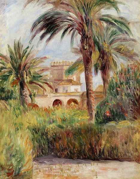 The Test Garden In Algiers Oil Painting by Pierre Auguste Renoir