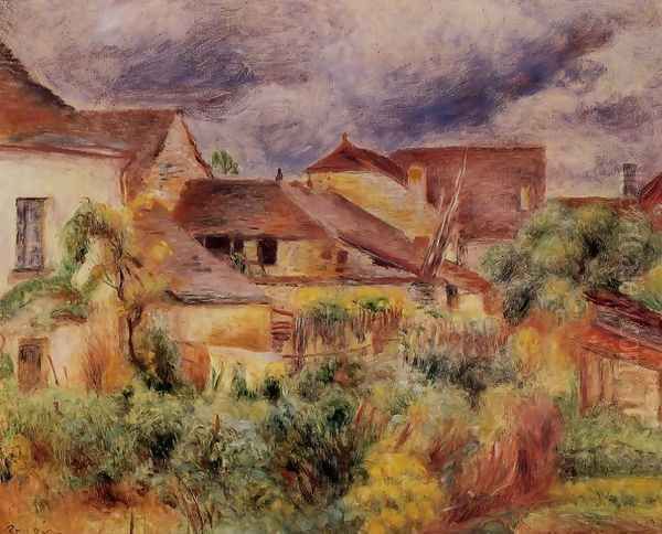 Essoyes Landscape Oil Painting by Pierre Auguste Renoir