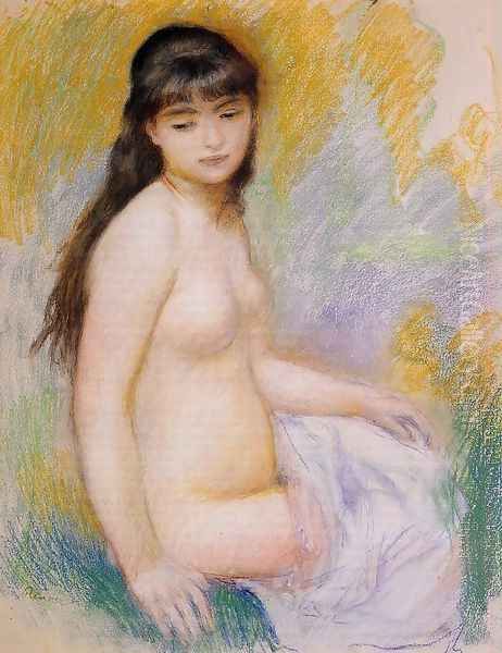 Seated Bather2 Oil Painting by Pierre Auguste Renoir