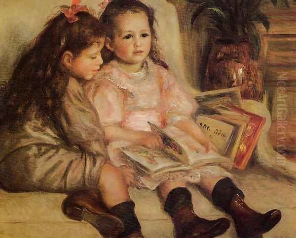 The Children Of Martial Caillebotte Oil Painting by Pierre Auguste Renoir