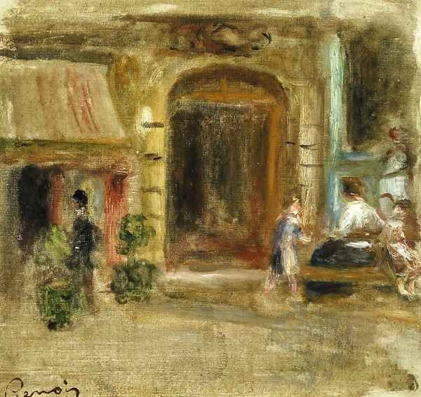 Rue Caulaincourt Oil Painting by Pierre Auguste Renoir