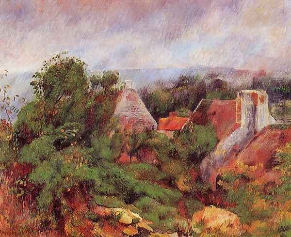 La Roche Goyon Oil Painting by Pierre Auguste Renoir