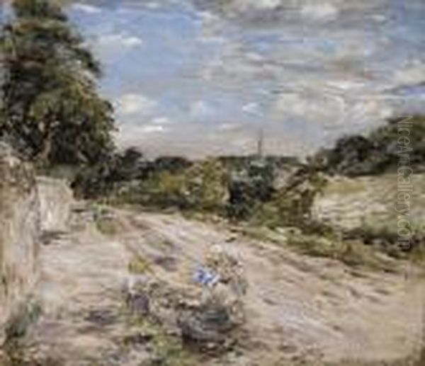 The Fruit Seller, Melville Gates Oil Painting by William McTaggart