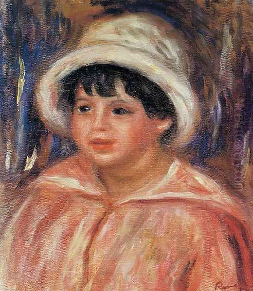 Claude Renoir Oil Painting by Pierre Auguste Renoir