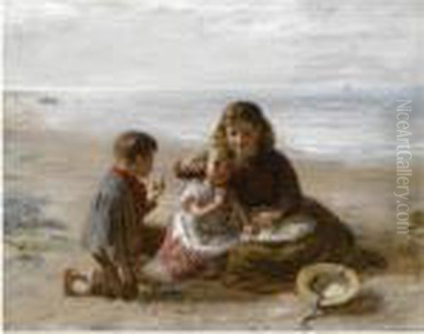 The Murmur Of The Shell Oil Painting by William McTaggart