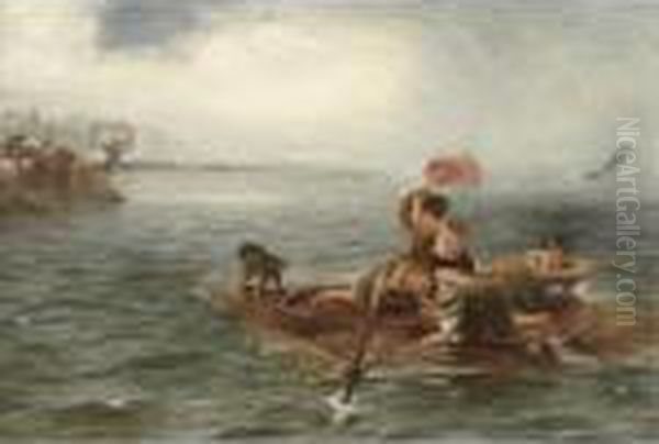 Adrift Oil Painting by William McTaggart