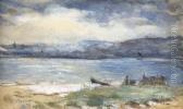 Looking Across The Tay Oil Painting by William McTaggart