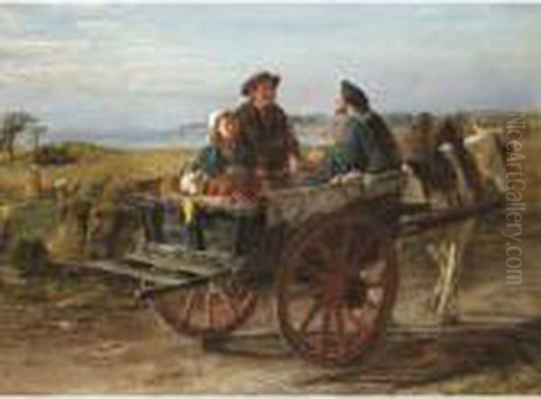 The Yarn Oil Painting by William McTaggart