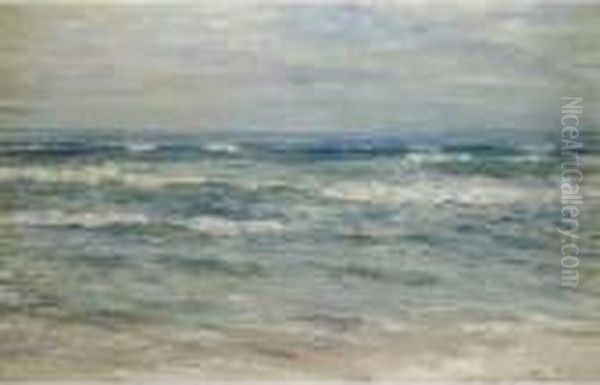 Atlantic Surf Oil Painting by William McTaggart