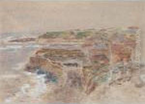 The Harbour At Crail Oil Painting by William McTaggart