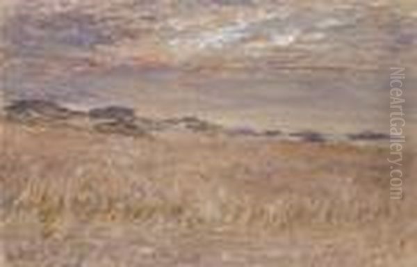 Land Near The Sea Oil Painting by William McTaggart