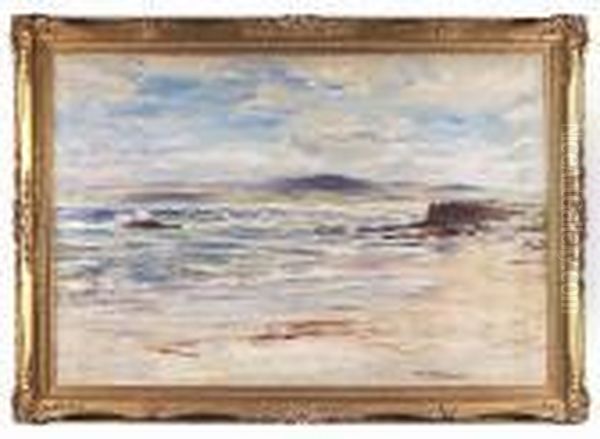 Machrihanish, Bay Voyach Oil Painting by William McTaggart