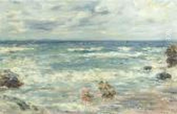 Blustery Weather Oil Painting by William McTaggart