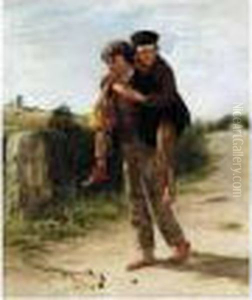 Companions Oil Painting by William McTaggart